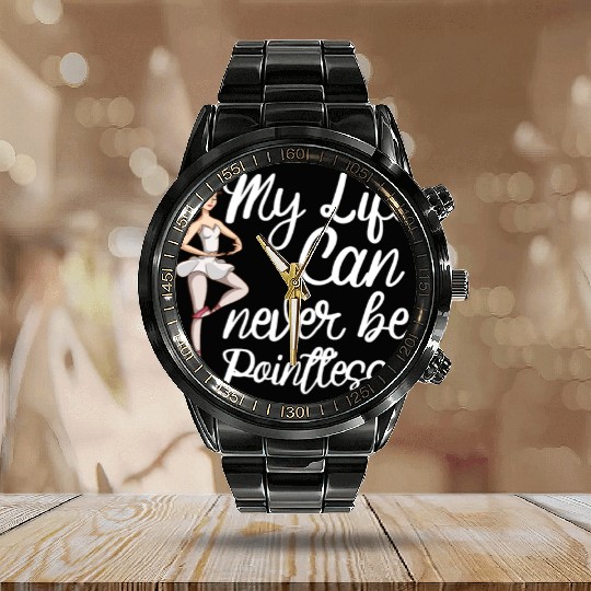 Ballet Ballerina Dance Dancer Dancing Ballet Gift Calendar Steel Band Watch