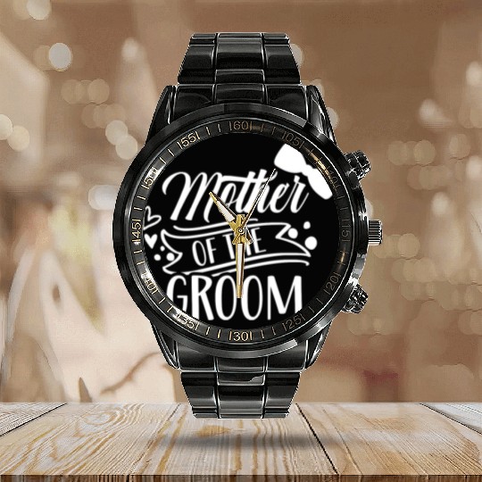 Mother Of The Groom Party Wedding Bachelor Calendar Steel Band Watch