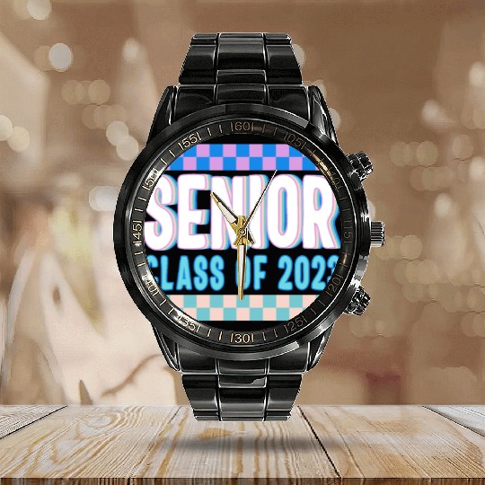 Graduation Calendar Steel Band Watch, Senior Class Of 2023 Gift End