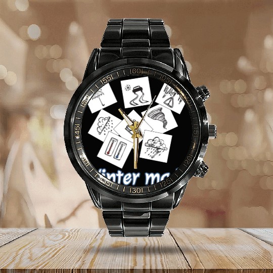 Winter mode Calendar Steel Band Watch