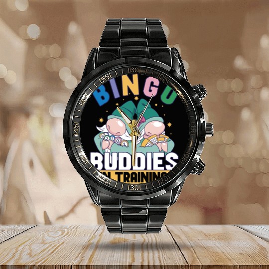 Bingo Card Game Grandma Bingo Player Bingo Cards Calendar Steel Band Watch