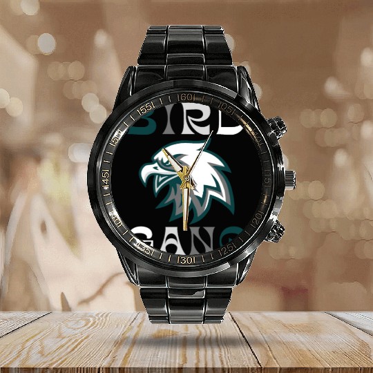 Eagle Bird Gang Funny Philadelphia Calendar Steel Band Watch