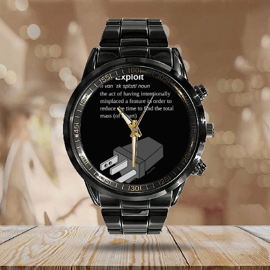 Ivan Exploit - 3D CAD Speedmodeling - US version Calendar Steel Band Watch