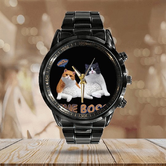 The boss Calendar Steel Band Watch