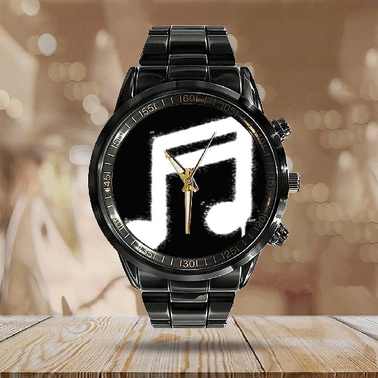 music lover, musician Calendar Steel Band Watch