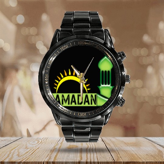 Ramadan Begins Calendar Steel Band Watch