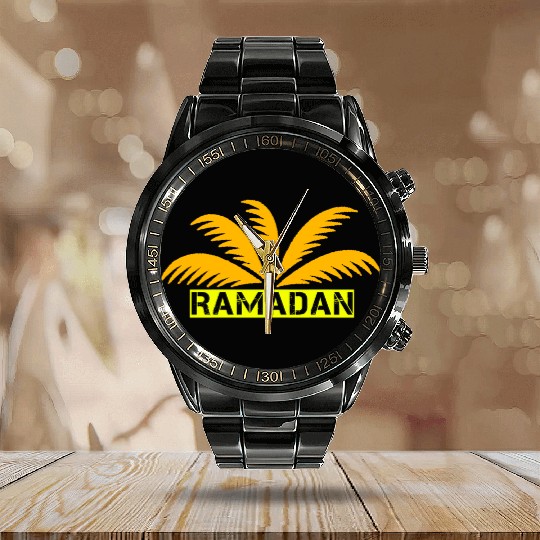 Ramadan Begins Calendar Steel Band Watch