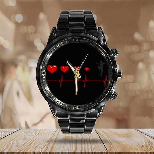i love karate, Calendar Steel Band Watch