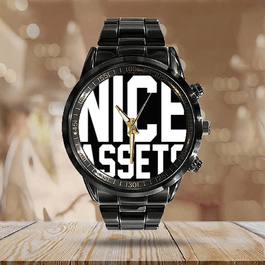 Nice Assets Calendar Steel Band Watch