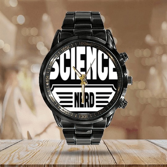 Science Nerd Calendar Steel Band Watch
