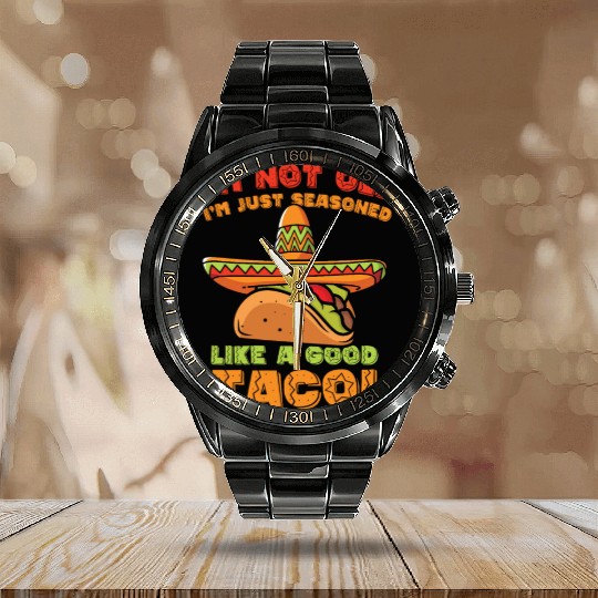 Cinco de Mayo Holiday Parents Fiesta Party Calendar Steel Band Watch