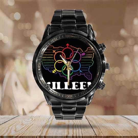Killeen Pride Month Pride Flag LGBT Community LGBT Calendar Steel Band Watch