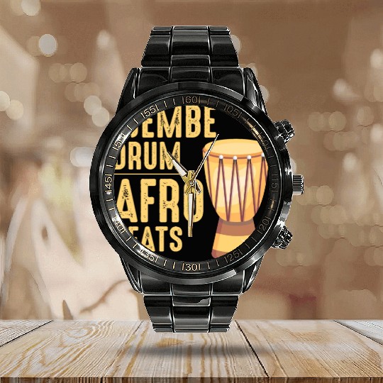 Djembe Player Drummer Music Drum Musician Calendar Steel Band Watch