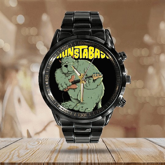 Monster Bass Guitar Player Calendar Steel Band Watch