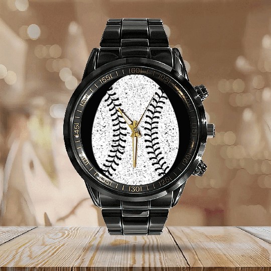 Baseball Happy Easter Egg Hunting Cute Sport Lover Calendar Steel Band Watch