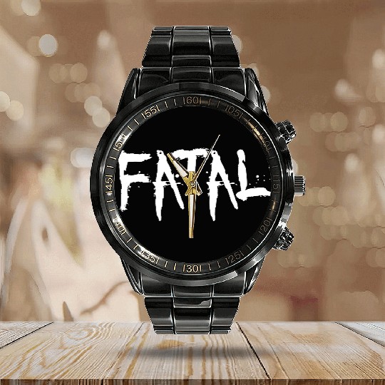 Fatal - Gothic Calendar Steel Band Watch