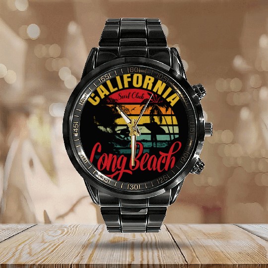 Summer Calendar Steel Band Watch