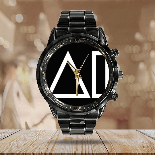 AI Artificial Intelligence Computer Science Calendar Steel Band Watch