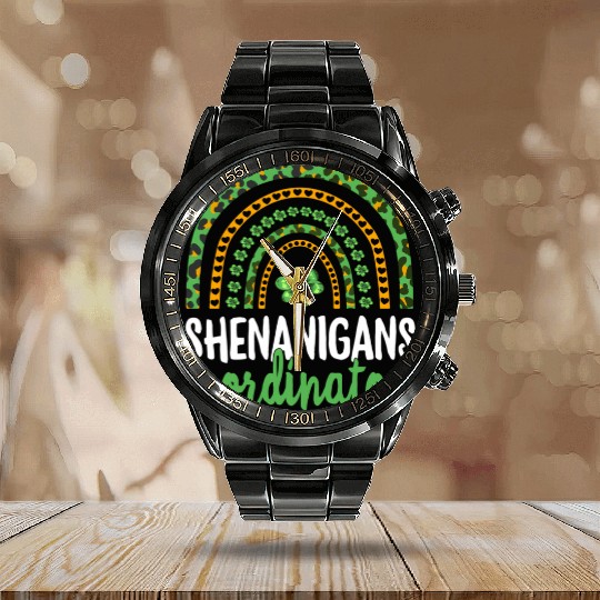 Shenanigans Coordinator Teacher St Patricks Day Calendar Steel Band Watch