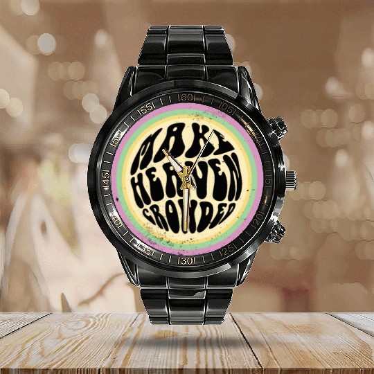 Bible Verse Make Heaven Crowded Faith In Jesus Calendar Steel Band Watch