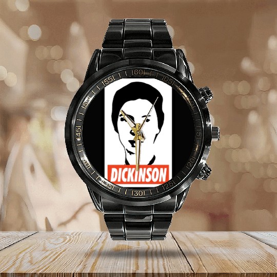 Emily Dickinson Calendar Steel Band Watch