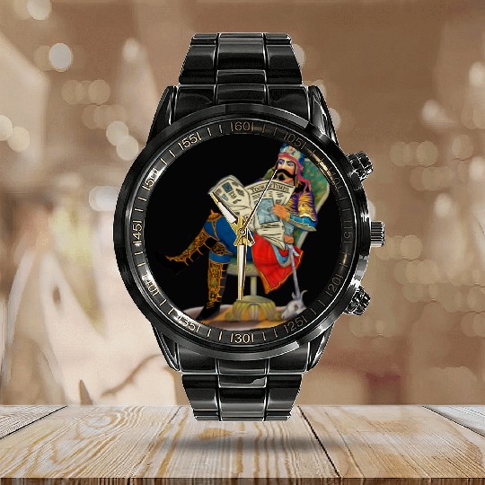 Tooran Times Persian Inspired Calendar Steel Band Watch