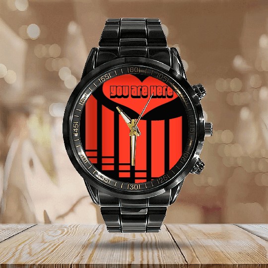 Calendar Steel Band Watch Creative cute
