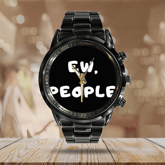 ew, people design Calendar Steel Band Watch