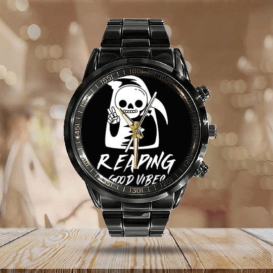 Reaping Good V: Peaceful Moments from Beyond Calendar Steel Band Watch