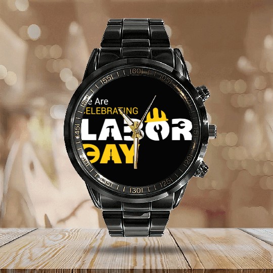 Labor Day Calendar Steel Band Watch: Celebrate with Style
