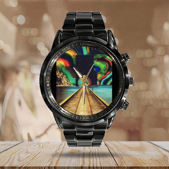 Horizon Calendar Steel Band Watch