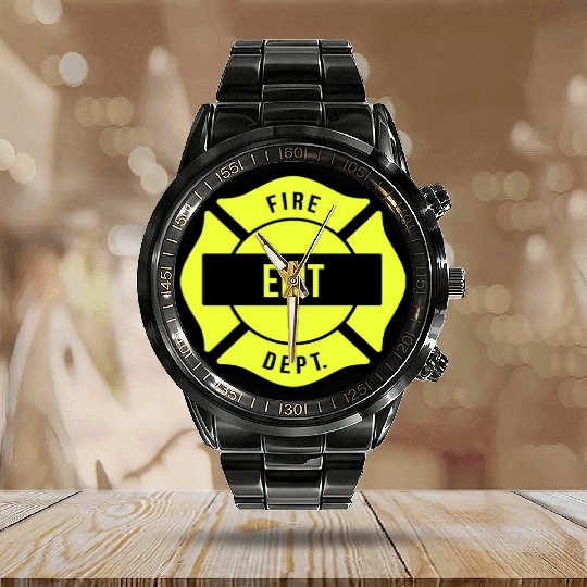 EMT emergency medical technician Calendar Steel Band Watch