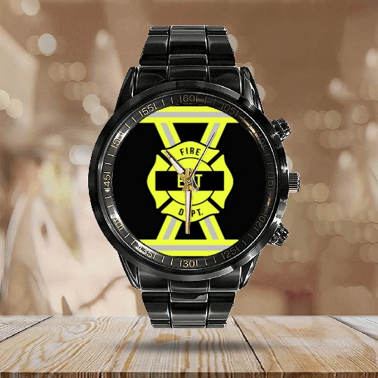 EMT emergency medical technician Calendar Steel Band Watch
