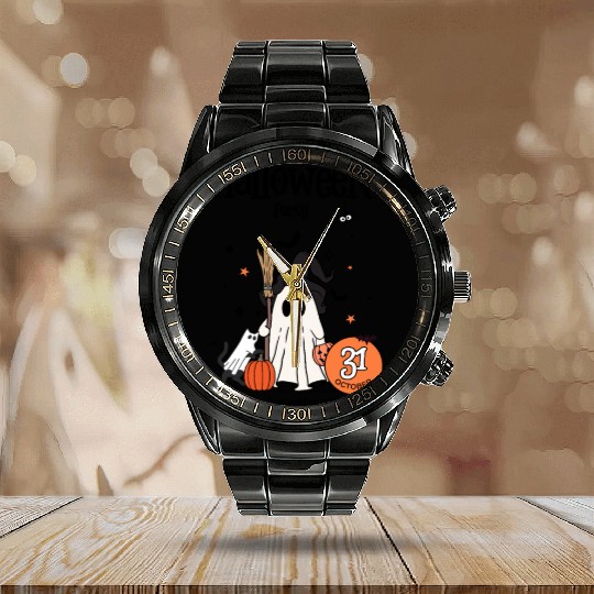 Boo-tiful Night: A Halloween Tale Calendar Steel Band Watch