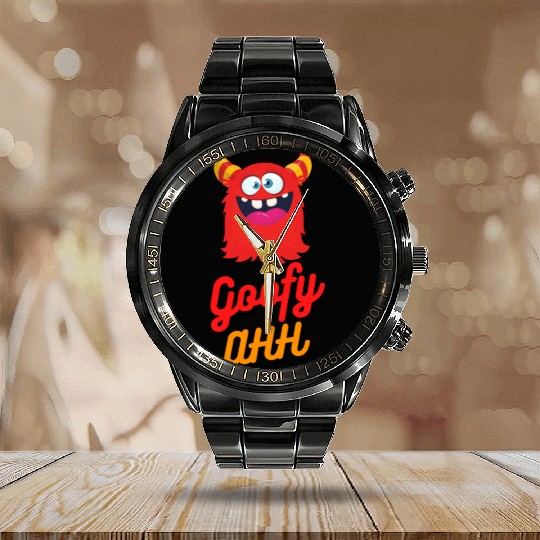 Goofy Ahh Calendar Steel Band Watch