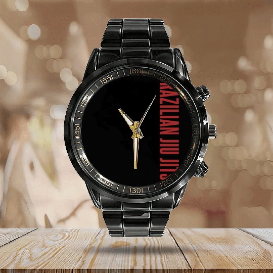 Gorilla Head Brazilian Jiu Jitsu Bjj Gift Calendar Steel Band Watch