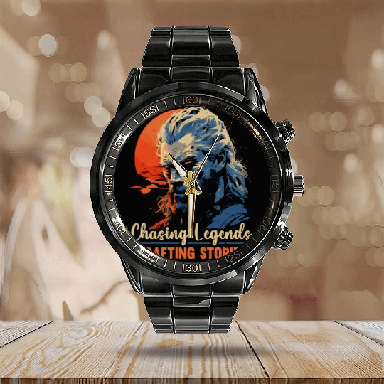 Larping Larp Larper Live Action Role Video Game Calendar Steel Band Watch