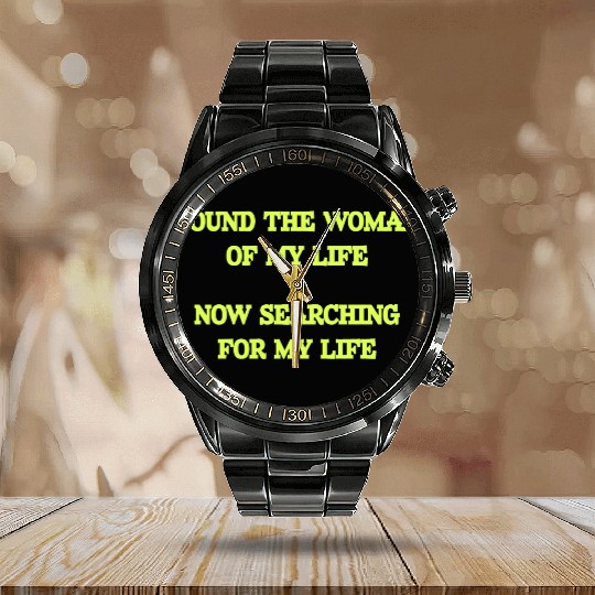 Anti Valentine Calendar Steel Band Watch