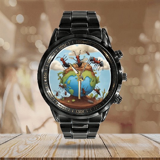 Whispers of Gaia: A Miniature Ballet Calendar Steel Band Watch