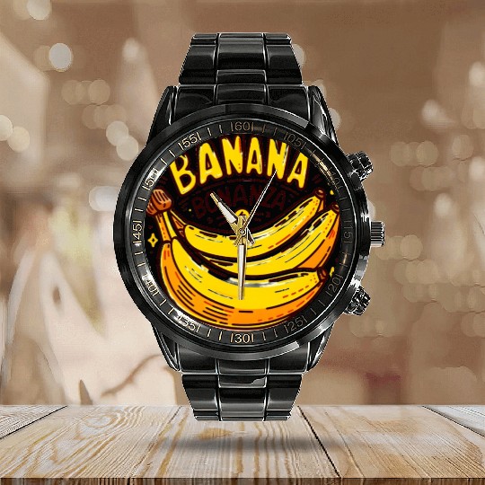 Banana: Banana Bonanza Calendar Steel Band Watch