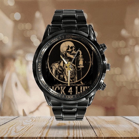 Breathe Deep Calendar Steel Band Watch