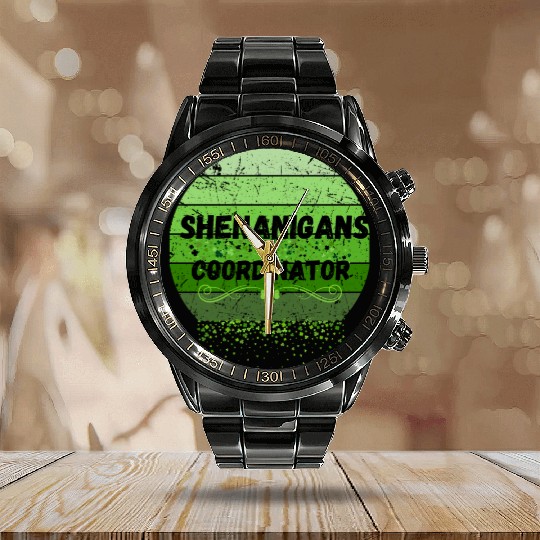 Shenanigans Coordinator for St Patrick's Day Calendar Steel Band Watch