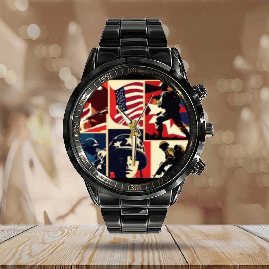Memorial Day 6 Calendar Steel Band Watch
