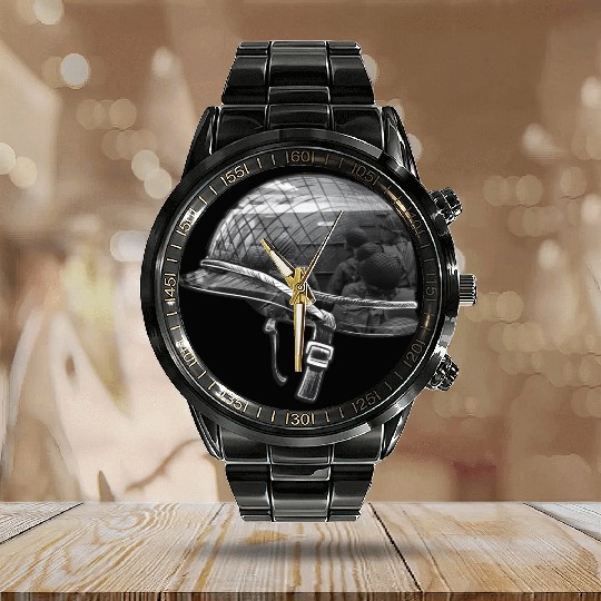 D-Day 80th Anniversary Calendar Steel Band Watch
