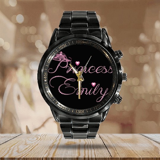 Princess Emily Calendar Steel Band Watch