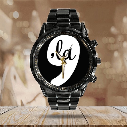 kamala harris Calendar Steel Band Watch