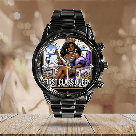 Dost I look like I fly Economy Calendar Steel Band Watch