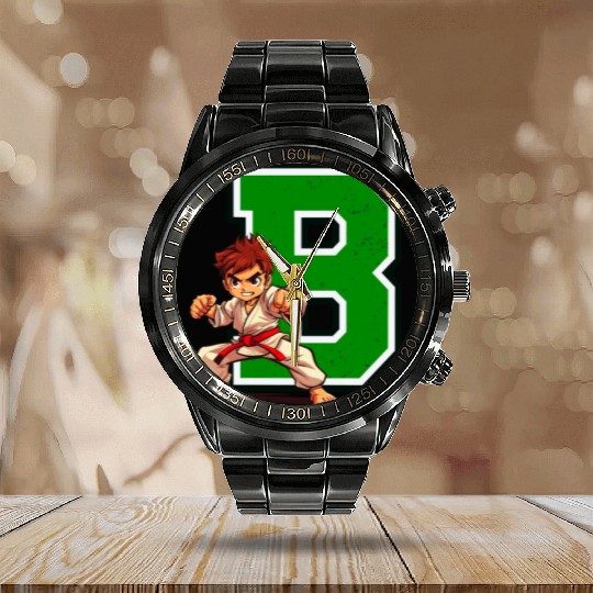 Karate Kid - B Series Calendar Steel Band Watch