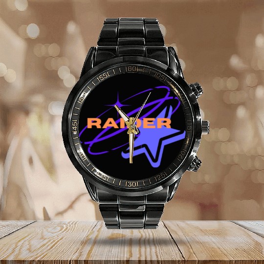 Raiders on the street Calendar Steel Band Watch