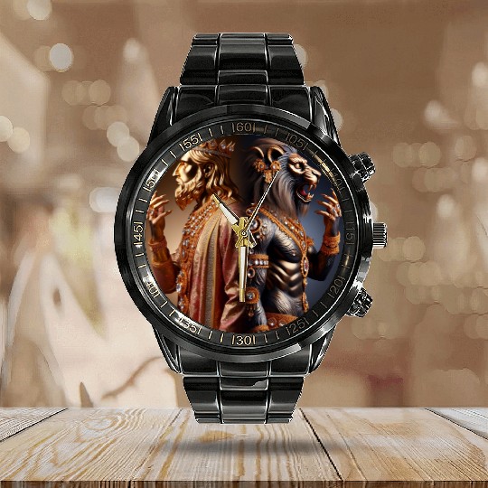 Beast king Calendar Steel Band Watch